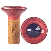 Фото  Чашка Облако Flow синий/малиново-чёрный мрамор 