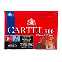 Фото  Гильзы сигаретные с фильтром CARTEL 84x15мм (500шт) 