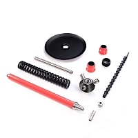 Фото 2 Кальян MAMAY CUSTOMS Coilovers розовый-черный (без колбы) 