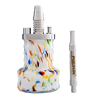 Фото 1 Кальян Pizduk Hookah (grey-bag) цветная колба 