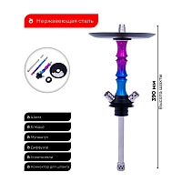 Фото 2 Кальян MAMAY CUSTOMS Asian MICRO Space (без колбы) 