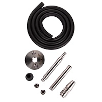 Фото 2 Кальян Pizduk LITE Black-bag (Фиол/розовая колба) 