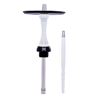 Фото 1 Кальян Alpha Hookah X Snow white (без колбы) 