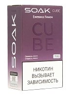 Фото  SOAK CUBE Ежевика Лимон 7000 затяжек 