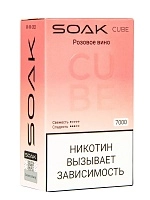 Фото  SOAK CUBE Розовое вино 7000 затяжек 