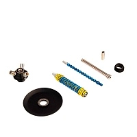 Фото 2 Кальян MAMAY CUSTOMS Coilovers MINI синий сплеш-золотой сплеш (без колбы) 