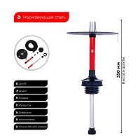 Фото 1 Кальян MISHA Ferra Red красный (без колбы) 