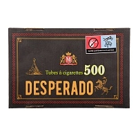 Фото  Гильзы сигаретные с фильтром DESPERADO 84x15мм карт. коробка (500шт) 