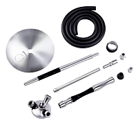 Фото 4 Кальян UNION Fibonacci Exotic wood граб чёрный (без колбы) 