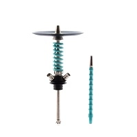 Фото  Кальян MAMAY CUSTOMS Coilover Micro серый-мята (без колбы) 