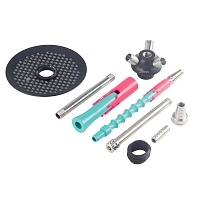 Фото 2 Кальян MAMAY CUSTOMS Flow мятно-розовый ф. (без колбы) 