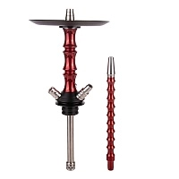 Фото 1 Кальян MAMAY CUSTOMS Asian Micro Base красный лак (без колбы) 