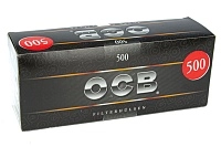 Фото  Гильзы сигаретные с фильтром OCB BLACK (500шт) 