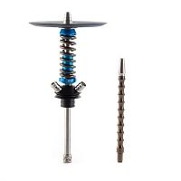 Фото 1 Кальян MAMAY CUSTOMS Coilover Micro голубой-бронза (без колбы) (гр.Bus) 