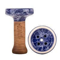 Фото  Чашка Облако Black Glaze Top 60 сине-белый мрамор 