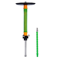 Фото 1 Кальян MAMAY CUSTOMS Coilovers оранжево-салатовый (без колбы) 