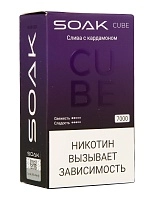 Фото  SOAK CUBE Слива с кардамоном 7000 затяжек 