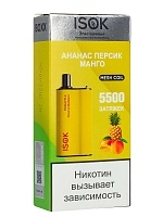 Фото  ISOK BOXX Ананас Персик Манго (5500 затяжек) 