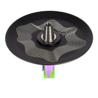 Фото 2 Кальян MAMAY CUSTOMS Flow салатово-сиреневый (без колбы) 