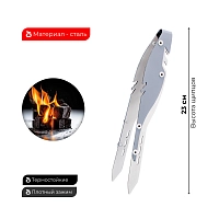 Фото 1 Щипцы Flame Silver 