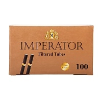 Фото  Гильзы сигаретные с фильтром IMPERATOR BROWN SUPER LONG GOLD 84x25мм (100шт) 