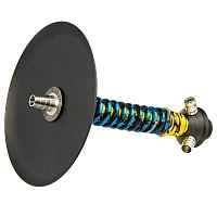 Фото 3 Кальян MAMAY CUSTOMS Coilovers MINI золотой сплеш-голубой сплеш (без колбы) 