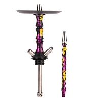 Фото 1 Кальян MAMAY CUSTOMS Asian Micro Special Anod пурпурно золотой камуфляж (без колбы) 