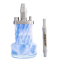 Фото 1 Кальян Pizduk Hookah (orange-bag) бело-голубая колба 