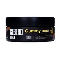 Фото  SEBERO Black с ароматом Белые мишки Гамми (Gummy bear), 100 гр. 