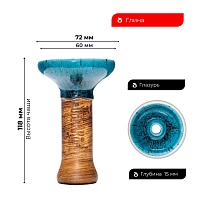 Фото 1 Чашка Облако Phunnel M Glaze Top 13 волна 