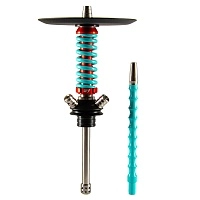 Фото  Кальян MAMAY CUSTOMS Coilover Micro красно-мятный (без колбы) 
