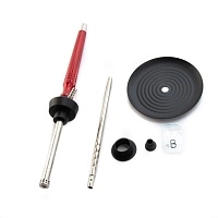 Фото 2 Кальян Tortuga Галера красный (без колбы) 