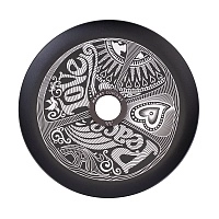 Фото 2 Кальян MAMAY CUSTOMS Coilovers розово-мятный (грав.Peace) (без колбы) 