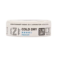 Фото 1 Табак жевательный IZI SLIM COMPACT С АРОМАТОМ «COLD DRY» 