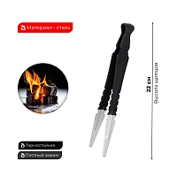 Фото 1 Щипцы Tiny Rubber Black 