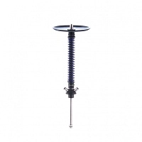 Фото  Кальян MAMAY CUSTOMS Coilovers чёрно-синий лак (грав. кит) (без колбы) 