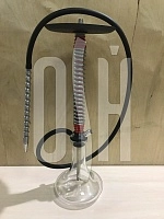 Фото  Кальян MAMAY CUSTOMS Coilovers красный-хром (без колбы) 