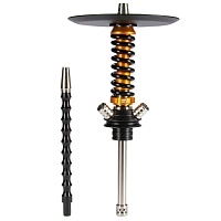 Фото  Кальян MAMAY CUSTOMS Coilover Micro золото-чёрный (без колбы) 