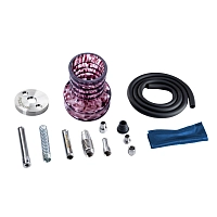 Фото 4 Кальян Pizduk Hookah (black-bag) марганец колба 