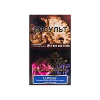 Фото  Adalya с ароматом уникального рецепта из 6 фруктов и мяты (Love66), 20гр. 