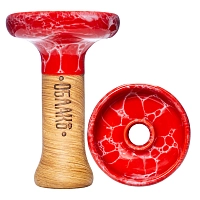 Фото 1 Чашка Облако Phunnel L Glaze Top 73 красно-белый мрамор 