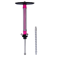 Фото 1 Кальян MAMAY CUSTOMS Coilovers фуксия-хром (без колбы) 