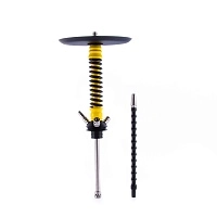 Фото  Кальян MAMAY CUSTOMS Coilovers MINI жёлто-чёрный (без колбы) 