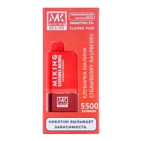 Фото 2 MIKING POD-система + картридж Strawberry Raspberry (5500 затяжек) 
