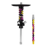 Фото 1 Кальян MAMAY CUSTOMS Coilover Micro золото-пурпурный камуфляж (без колбы) 