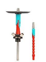 Фото 3 Кальян MAMAY CUSTOMS Flow розовый ф.-мята (без колбы) 