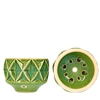 Фото  Чашка Tortuga Глория глазурь зелёная 