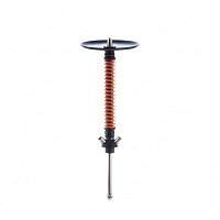 Фото  Кальян MAMAY CUSTOMS Coilovers чёрно-оранжевый (без колбы) 