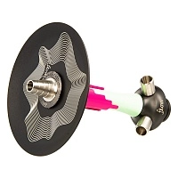 Фото 3 Кальян MAMAY CUSTOMS Flow фисташко-фуксия (без колбы) 