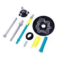 Фото 4 Кальян MAMAY CUSTOMS Flow м.волна-жёлтый ф. (без колбы) 